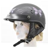 Hot Leathers Motorcycle Half Helmet Dot T-70
