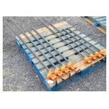 (8) Pony Pipe Clamps Heavy Duty 48", 60", 72"