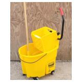 Rubbermaid Wheeled Mop Bucket & Mop