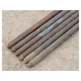 (6) Copper Clad Ground Rods  9/16"