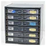 Klein Tools 6-Drawer Slide Rack Cabinet & Contents