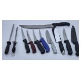 (9) Sharp Knives Cutlery, Kitchen, Fillet...
