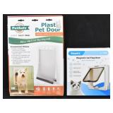Pet safe Plastic Pet Door Med & Magnetic Cat ...