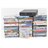 (61) DVD Movies & Magnavox DVD Player