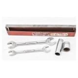 Snap-On 14mm, 15mm Combo Wrenches. 9/16", 3/4"