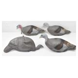 (4) Turkey Decoys Collapsible Foam
