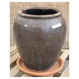 Pottery Patio Planter 23" Tall x 16" Dia.