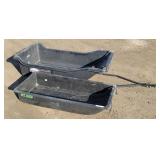 (2) Ice Fishing Snow Sleds w/ Tow Bar