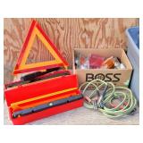 Emergency Triangles, Towing Lights & Jumper Cables