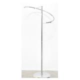 Chrome Spiral Clothes Rack w/ 29 Ball Stops