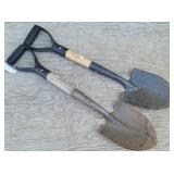 (2) D-Grip Digging / Trenching Shovels