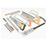 (9) Assorted Hand Saws, Wood Working Tools