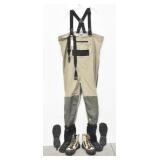 River Walk Waders Large & Korkers Wading Shoes 12
