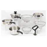 Multi-Piece Stainless Steel Waterless Cookware Set