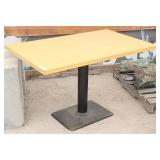 Commercial Laminate Cafe Table Cast Iron Base