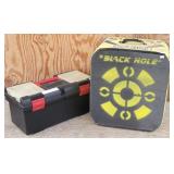 Archery Target & Plastic Tool Box