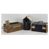 Shabby Chic / Country Decor: Box, Birdhouse...