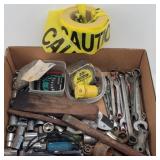 Lot of:  Combination Wrenches, Wood Splitting...