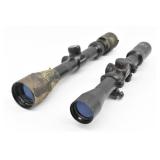 (2) Rifle Scopes: Huntmaster 3-9x40 Barska &