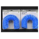 (2) Master Mechanic Recoil Hoses 1/4" x 25