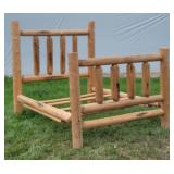 Rustic Log Bed - Full / Queen