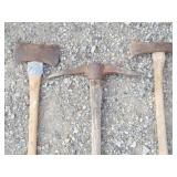 Splitting Maul, Double-Bit Axe, Pick Mattock