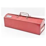 Gable Top Metal Tool Box w/ Machinist Automotive