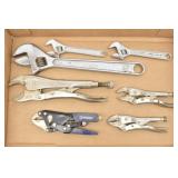 (3) Vise Grip Locking Pliers, 3 Adj. Pliers...