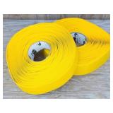 (2) Rolls Mighty Line Yellow Durable Stripe Tape