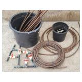 Lawn Irrigation Tubing & PVC Valves, Drip System