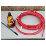 PEX 1/2" Tubing & Bottle Jack