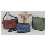 (4) Purses / Handbags: Multi-Sac, BOC, Stylish ...