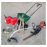 Gas Cans, String Trimmer, Hedge Trimmer, Lawn...