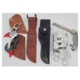 (2) Wyoming Field Dressing Knives, Buck 119...