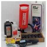 Air Pump, Super Glue, Hydrogen Peroxide...