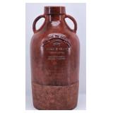 Large Stoneware Olive Oil Jug Mediterranean