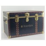 Footjoy Steamer Trunk / Storage Chest Brass