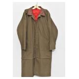 Marlboro Duster Trench Coat Leather Collar MINT...