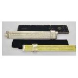 (2) Slide Rules: Post 1460 w/ Original Box &