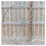 Antique Wagon Wheel / Farm Wheel 54'