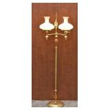 Beautiful Double Shade Gone w/ the Wind Floor Lamp