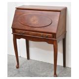 Cherry Drop Front Secretary Desk