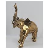Brass Elephant Figurine Trunk Up
