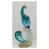 Alfredo Barbini Murano Bird of Paradise Gold Tag
