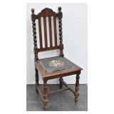 Jacobean Style Antique Barley Twist Chair