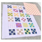 (2) Hand Stitched Vintage Quilts