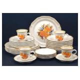 (27pc) Mikasa Garden Club Stoneware Service for 4