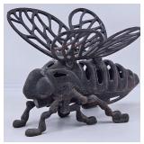 Cast Iron Bumblee Yard Garden Decor 7" Tall