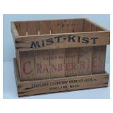 Mist-Kist Washington Cranberries Shipping Crate