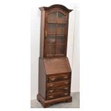 (2pc) Secretary Desk Ethan Allen Brass Handles